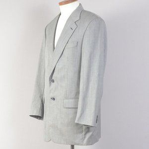Hubert W. White Men's Blazer Jacket 44R Gray